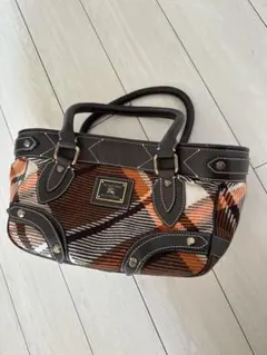 Burberry チェック柄 トートバッグ
