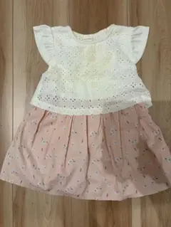 SIMPLE FREE 花柄ワンピース 90cm