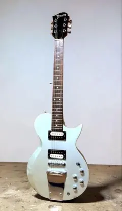 【1点物 カスタムテールピース付】Burny レスポールタイプ　ソフトケース付 Burny レスポールタイプ 1点物カスタムテールピース ソフトケース付