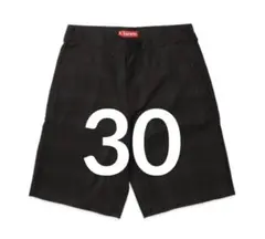 Supreme Work Shorts Black Plaid 30インチ - メルカリ