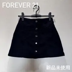 Forever21 黒デニム　ミニスカート