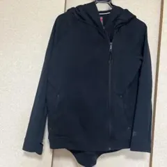 NIKE フルジップフード付きパーカー M ブラック　ナイキ