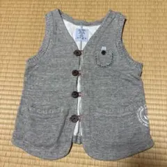 rag mart ベスト グレー 120cm