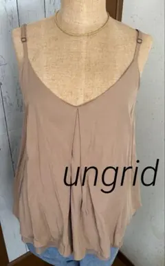 ungrid キャミソール ベージュ系のサムネイル