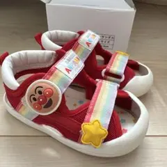 アンパンマン サンダル 14.0cm 赤 ANPANMAN