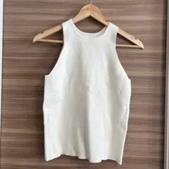 【Spick and Span】　ホワイトタンクトップニット
