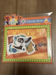 ズートピア2 happyくじ　K賞　ステッカーセット