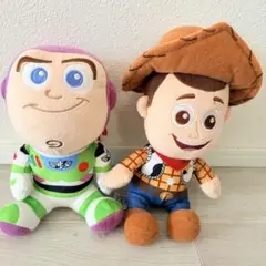 トイストーリー　ウッディ　バズライトイヤー　ぬいぐるみ　ディズニー　ピクサー