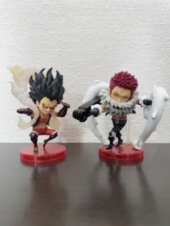 ワンピース ワールドコレクタブルフィギュア　ルフィ(ギア4)vsカタクリ