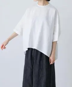 未使用【かぐれ】リネンサークルプルオーバー BEIGE 2026SS - メルカリ