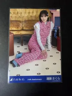 乃木坂46 遠藤さくら 生写真 座りヒキ 14周年記念 アニバ レアポーズ