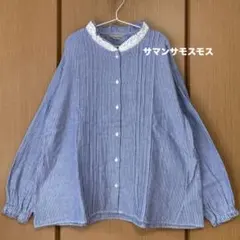 【新品】＊サマンサモスモス＊襟フリルレース重ねブラウス