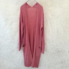 any FAM⭐︎エニィファム　ロングカーディガン　ピンク　サイズ2(M)