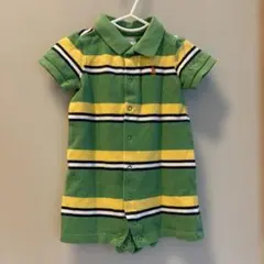 ラルフローレン　ストライプロンパース 60cm