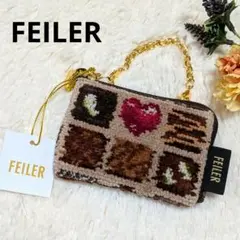 希少❣️フェイラー コフレドゥショコラ サイドポーチ チェーン 未使用タグ付
