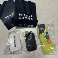 ①新品 PEARLY GATES カレッジロゴクッキー風鉄マーカー 2点セット