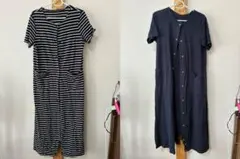 ベルメゾン　マタニティパジャマ　M〜Lサイズ　2点セット　半袖　ワンピース