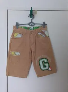 GOTCHA　刺繍ワッペンブラウンショートパンツのサムネイル