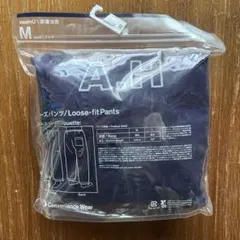 ファミリーマートコンビニウェア長谷川昭雄A.HルーズパンツMネイビー