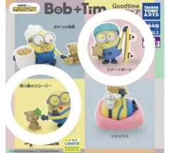 【未開封】ミニオンズ Bob+Tim Goodtimeフィギュア 2種