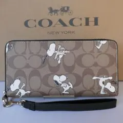 COACH コーチ 財布 シグネチャー アコーディオンラウンドジップC4596