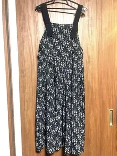 チャオパニック ワンピース　モノトーン　小花柄