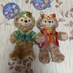 【ディズニー】ダッフィー シェリーメイ ぬいぐるみバッジ