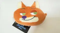 ズートピア ニック 顔型ポーチ
