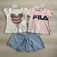 ミニーマウス＆FILA Tシャツセットのサムネイル