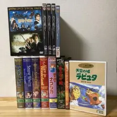 【ジブリ・ディズニー】DVD★VHS 8作品セット＋ハリーポッター6作品付き