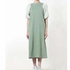 adidas ワンピース　グリーン系