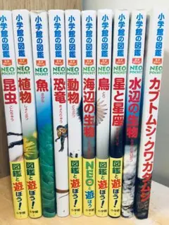 小学館の図鑑NEO POCKET ネオぽけっと 1-10巻 10冊セット