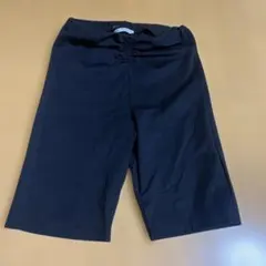 ZARA ブラック ギャザー ショートレギンス Sサイズのサムネイル