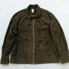 H&M L.O.G.G. コーデュロイ ジップアップ ブルゾン カーキ XL