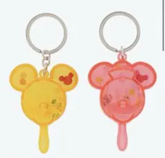 ミッキー ミニー アクリルキーホルダーセット