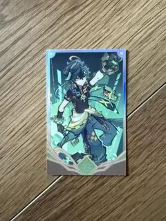 原神　キィニチ　韓国カフェ　七聖召喚カード