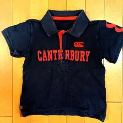 CANTERBURY ポロシャツ 120 ネイビー/レッドのサムネイル