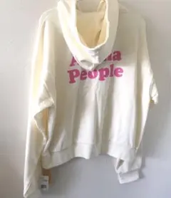 新品◯ALOHA PEOPLE/アロハピープル　ジップアップパーカー◯白　ハワイ
