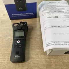 ZOOM H1n ハンディレコーダー 先着順！！ フォロー割あり☆ 即日発送中！ ZOOM、ハンディレコーダー H1nに専用アクセサリ一を同梱した