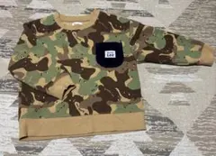 buddy lee トレーナー　迷彩柄　100cm 裏起毛