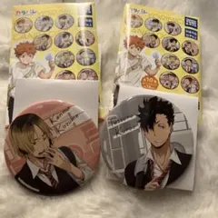 ハイキュー‼︎ 黒尾鉄朗　孤爪研磨　カラパレ　より道　缶バッジ　新品