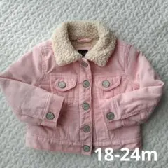 内ボアジャケット GAP ピンク コーデュロイ 18-24m 80 コート