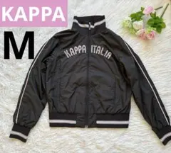 kappa ウィンドブレーカー上　グレー×ピンク　M