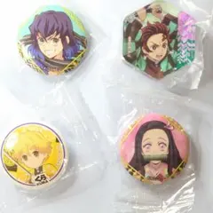 鬼滅の刃 くら寿司 缶バッジ 箸置き 炭治郎 禰豆子 善逸 伊之助