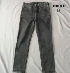 UNIQLO ユニクロ ジーンズ スキニーデニム 26 ブラック