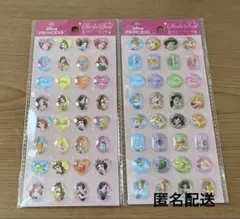 ディズニープリンセス ストーンシール　2セット