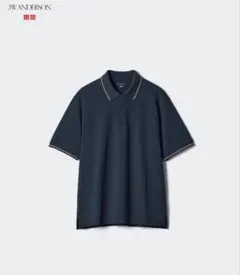 ユニクロJW ANDERSONドライカノコポロシャツ Lサイズネイビー新品未使用