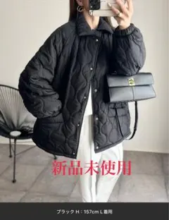 新品未使用★軽量！Ada. ステンカラー 中綿 キルティング パファージャケット