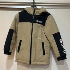 OUTDOOR 中綿コート 140サイズ ベージュ/ブラック