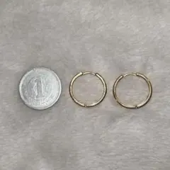 ステンレスフープピアス 2個セット